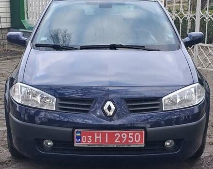 Синий Рено Меган, объемом двигателя 1.6 л и пробегом 198 тыс. км за 4599 $, фото 4 на Automoto.ua