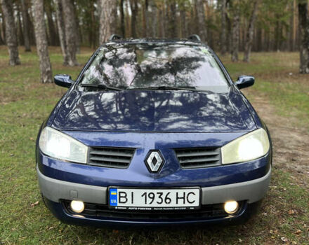 Синий Рено Меган, объемом двигателя 2 л и пробегом 280 тыс. км за 2450 $, фото 1 на Automoto.ua