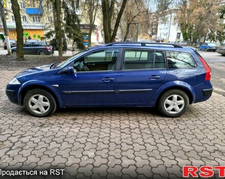 Синий Рено Меган, объемом двигателя 1.9 л и пробегом 242 тыс. км за 3800 $, фото 4 на Automoto.ua