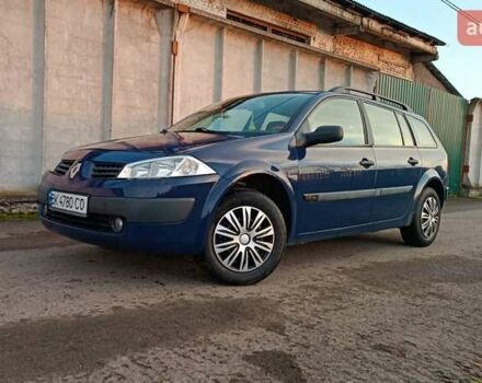 Синий Рено Меган, объемом двигателя 1.6 л и пробегом 205 тыс. км за 3650 $, фото 9 на Automoto.ua