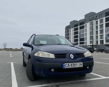 Синий Рено Меган, объемом двигателя 1.4 л и пробегом 337 тыс. км за 4200 $, фото 1 на Automoto.ua