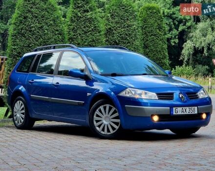 Синий Рено Меган, объемом двигателя 1.6 л и пробегом 212 тыс. км за 4999 $, фото 2 на Automoto.ua