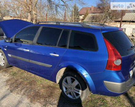 Синий Рено Меган, объемом двигателя 1.6 л и пробегом 204 тыс. км за 5900 $, фото 3 на Automoto.ua