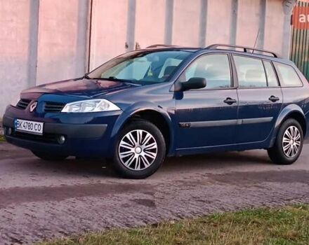 Синий Рено Меган, объемом двигателя 1.6 л и пробегом 205 тыс. км за 3650 $, фото 5 на Automoto.ua