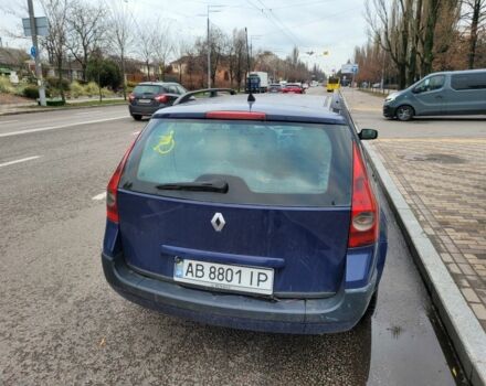 Синий Рено Меган, объемом двигателя 1.6 л и пробегом 283 тыс. км за 2200 $, фото 3 на Automoto.ua