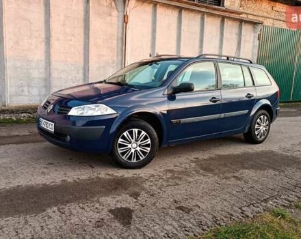Синий Рено Меган, объемом двигателя 1.6 л и пробегом 205 тыс. км за 3650 $, фото 11 на Automoto.ua