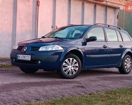 Синий Рено Меган, объемом двигателя 1.6 л и пробегом 205 тыс. км за 3650 $, фото 1 на Automoto.ua