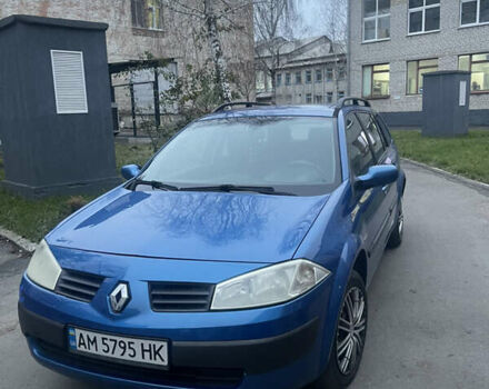 Синій Рено Меган, об'ємом двигуна 1.6 л та пробігом 321 тис. км за 3850 $, фото 4 на Automoto.ua