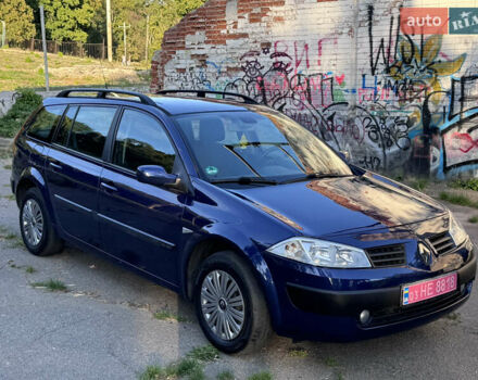 Синий Рено Меган, объемом двигателя 1.6 л и пробегом 176 тыс. км за 5199 $, фото 2 на Automoto.ua