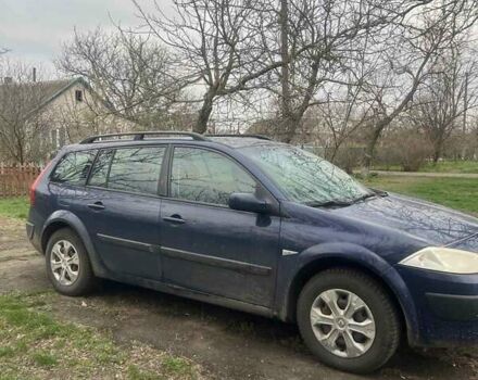 Синий Рено Меган, объемом двигателя 1.6 л и пробегом 200 тыс. км за 4000 $, фото 2 на Automoto.ua