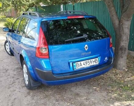 Синий Рено Меган, объемом двигателя 1.5 л и пробегом 201 тыс. км за 5700 $, фото 5 на Automoto.ua