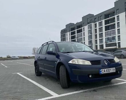 Синий Рено Меган, объемом двигателя 1.4 л и пробегом 337 тыс. км за 4200 $, фото 4 на Automoto.ua