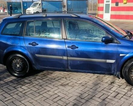 Синий Рено Меган, объемом двигателя 1.6 л и пробегом 322 тыс. км за 4000 $, фото 5 на Automoto.ua