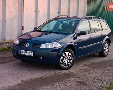 Синий Рено Меган, объемом двигателя 1.6 л и пробегом 205 тыс. км за 3650 $, фото 3 на Automoto.ua