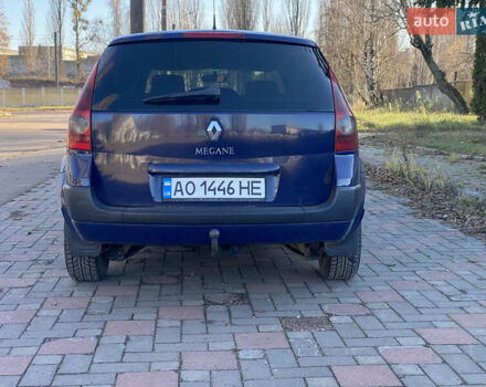 Синий Рено Меган, объемом двигателя 1.5 л и пробегом 304 тыс. км за 3900 $, фото 5 на Automoto.ua