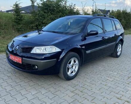 Синий Рено Меган, объемом двигателя 1.6 л и пробегом 229 тыс. км за 5150 $, фото 1 на Automoto.ua