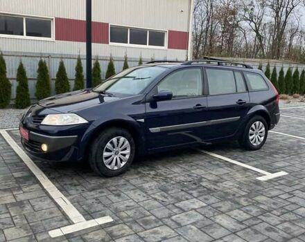 Синий Рено Меган, объемом двигателя 1.6 л и пробегом 229 тыс. км за 4850 $, фото 1 на Automoto.ua