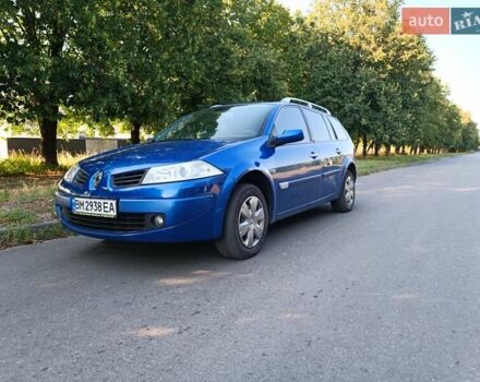 Синий Рено Меган, объемом двигателя 1.6 л и пробегом 210 тыс. км за 5350 $, фото 7 на Automoto.ua