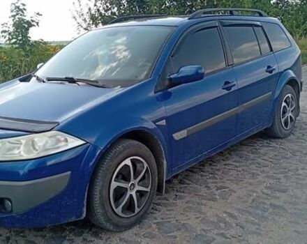 Синий Рено Меган, объемом двигателя 1.6 л и пробегом 218 тыс. км за 5100 $, фото 2 на Automoto.ua