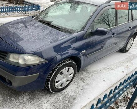 Синий Рено Меган, объемом двигателя 1.39 л и пробегом 230 тыс. км за 4500 $, фото 2 на Automoto.ua