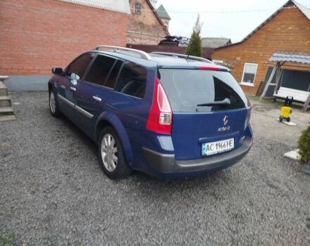 Синий Рено Меган, объемом двигателя 1.6 л и пробегом 203 тыс. км за 5800 $, фото 3 на Automoto.ua