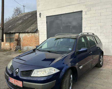 Синий Рено Меган, объемом двигателя 1.6 л и пробегом 213 тыс. км за 5350 $, фото 6 на Automoto.ua