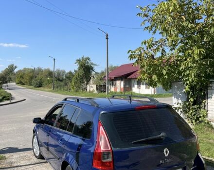 Синий Рено Меган, объемом двигателя 1.6 л и пробегом 238 тыс. км за 4300 $, фото 3 на Automoto.ua