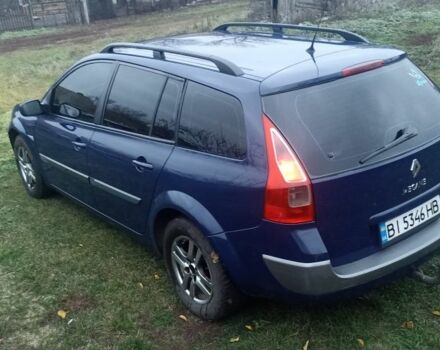 Синий Рено Меган, объемом двигателя 1.9 л и пробегом 445 тыс. км за 4650 $, фото 5 на Automoto.ua