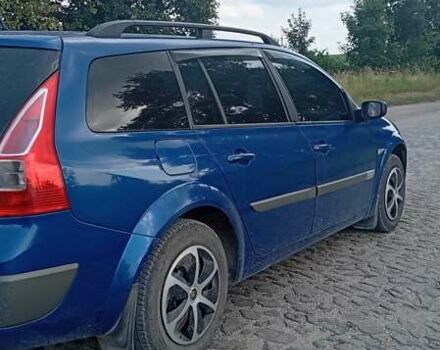 Синий Рено Меган, объемом двигателя 1.6 л и пробегом 218 тыс. км за 5100 $, фото 4 на Automoto.ua