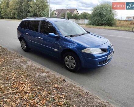 Синий Рено Меган, объемом двигателя 1.6 л и пробегом 210 тыс. км за 5250 $, фото 68 на Automoto.ua