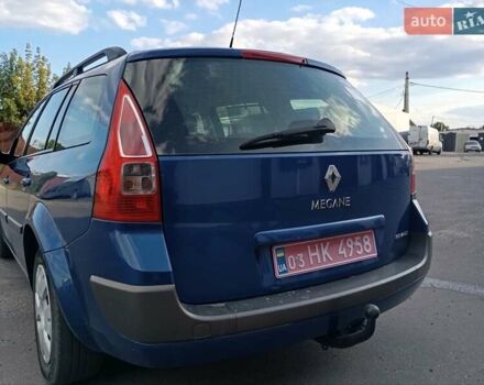 Рено Меган 2006 у Сумах на Automoto.ua Синій Рено Меган, об'ємом двигуна 1.6 л та пробігом 163 тис. км за 5200 $, фото 5 на Automoto.ua