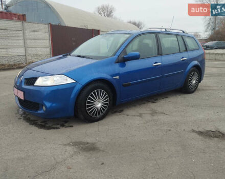 Синій Рено Меган, об'ємом двигуна 1.6 л та пробігом 225 тис. км за 5200 $, фото 1 на Automoto.ua