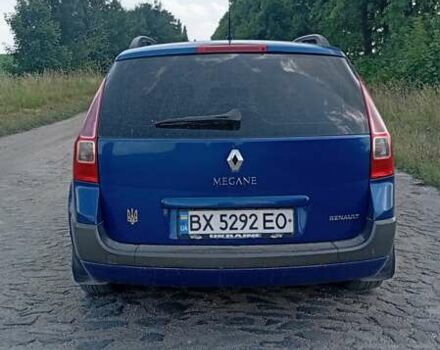 Синий Рено Меган, объемом двигателя 1.6 л и пробегом 218 тыс. км за 5100 $, фото 3 на Automoto.ua