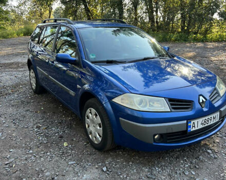 Синий Рено Меган, объемом двигателя 1.6 л и пробегом 225 тыс. км за 4850 $, фото 1 на Automoto.ua