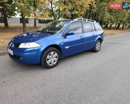 Синий Рено Меган, объемом двигателя 1.6 л и пробегом 210 тыс. км за 5250 $, фото 42 на Automoto.ua