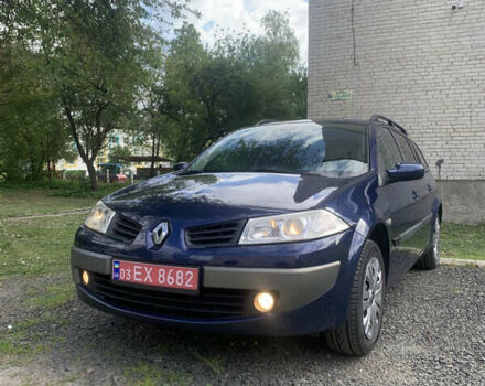 Синий Рено Меган, объемом двигателя 1.6 л и пробегом 229 тыс. км за 4399 $, фото 1 на Automoto.ua