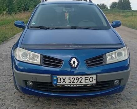 Синий Рено Меган, объемом двигателя 1.6 л и пробегом 218 тыс. км за 5100 $, фото 1 на Automoto.ua