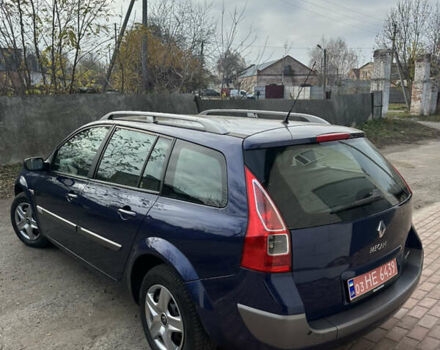 Синий Рено Меган, объемом двигателя 1.6 л и пробегом 213 тыс. км за 5350 $, фото 5 на Automoto.ua