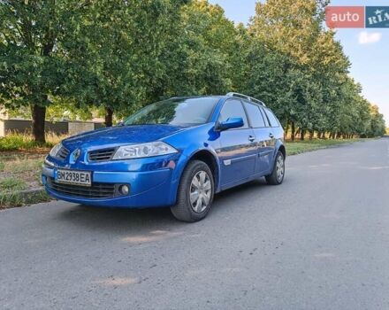 Синий Рено Меган, объемом двигателя 1.6 л и пробегом 210 тыс. км за 5350 $, фото 3 на Automoto.ua