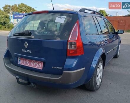 Рено Меган 2006 у Сумах на Automoto.ua Синій Рено Меган, об'ємом двигуна 1.6 л та пробігом 163 тис. км за 5200 $, фото 11 на Automoto.ua