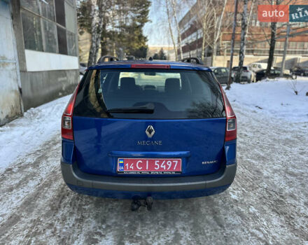 Синій Рено Меган, об'ємом двигуна 1.6 л та пробігом 190 тис. км за 5450 $, фото 6 на Automoto.ua