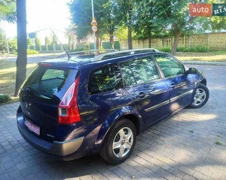 Синий Рено Меган, объемом двигателя 1.6 л и пробегом 212 тыс. км за 5550 $, фото 3 на Automoto.ua