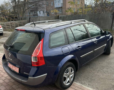 Синий Рено Меган, объемом двигателя 1.6 л и пробегом 213 тыс. км за 5350 $, фото 4 на Automoto.ua
