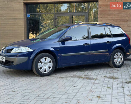 Синий Рено Меган, объемом двигателя 1.39 л и пробегом 265 тыс. км за 4600 $, фото 3 на Automoto.ua