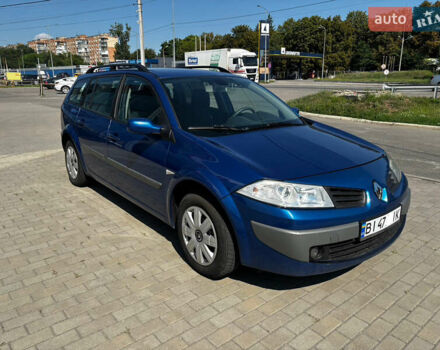 Синий Рено Меган, объемом двигателя 1.6 л и пробегом 210 тыс. км за 5600 $, фото 14 на Automoto.ua