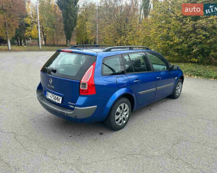 Синий Рено Меган, объемом двигателя 1.6 л и пробегом 190 тыс. км за 5500 $, фото 2 на Automoto.ua