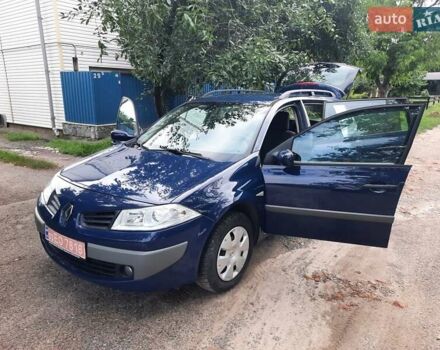 Синий Рено Меган, объемом двигателя 1.6 л и пробегом 217 тыс. км за 5300 $, фото 68 на Automoto.ua