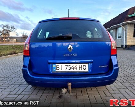 Синий Рено Меган, объемом двигателя 1.6 л и пробегом 205 тыс. км за 5200 $, фото 5 на Automoto.ua