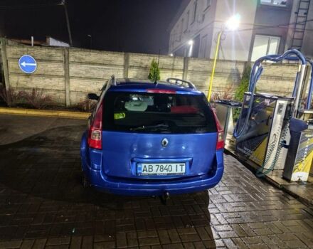 Синий Рено Меган, объемом двигателя 1.6 л и пробегом 270 тыс. км за 4700 $, фото 3 на Automoto.ua