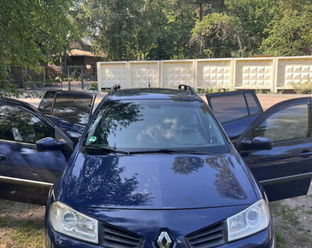 Синий Рено Меган, объемом двигателя 1.6 л и пробегом 242 тыс. км за 6500 $, фото 16 на Automoto.ua